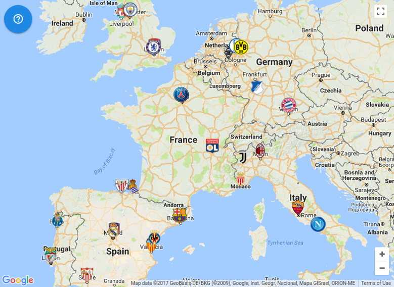 european football away trips